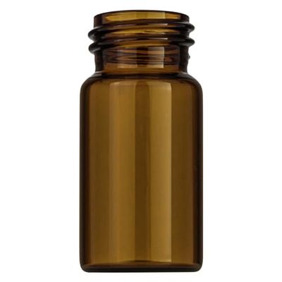 Macherey & Nagel ML-1540 - Bottiglia filettata in vetro, N 24, fondo piatto, marrone, capacità 20 ml, diametro 27,5 mm, altezza 57,0 mm, confezione da 100 pezzi