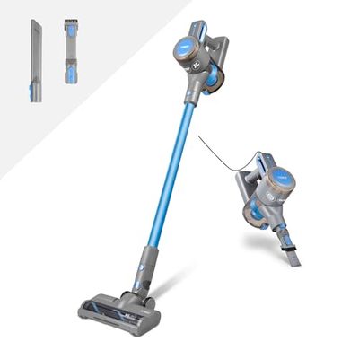 Tower T513006 VL20 Aspirateur Filaire 3-en-1 - Aspirateur Balai - Aspirateur sans Sac Puissant avec Filtre HEPA, Capacité de 1 L, 400 W, Bleu Aqua