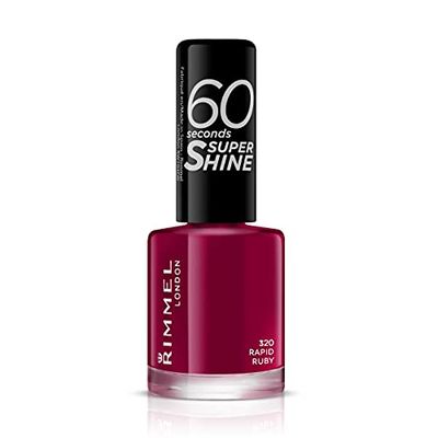 Rimmel London 60 sektioner Super Shine nagellack, 8 ml