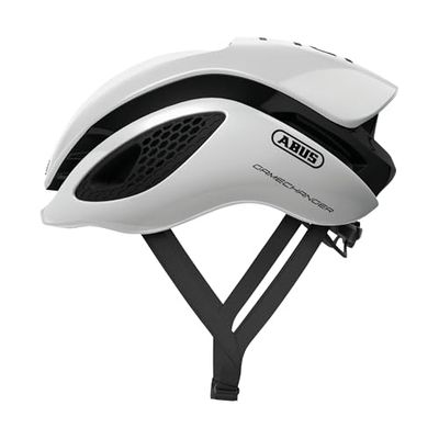 ABUS Capacete de ciclismo de estrada GameChanger - capacete de ciclismo aerodinâmico com ótimas propriedades de ventilação para homens e mulheres - branco, tamanho S