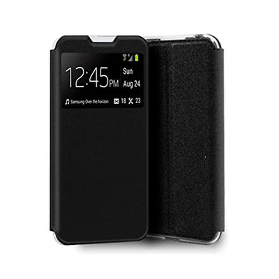 Coole flipcover voor Xiaomi Redmi 9A/9AT, glad, zwart