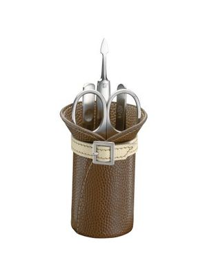 Zwilling - 97317-007-0 - Twinox Elégance - Étui à Manucure - Cuir de Veau - Brun