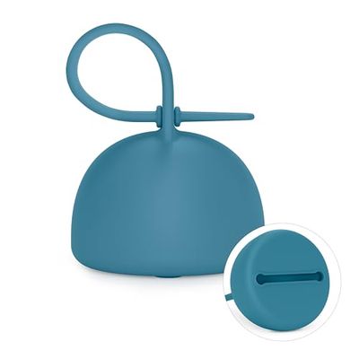 Suavinex, Portachupetes para Bebés. Funda para Chupetes de Silicona Flexible. Para llevar 2 Chupetes. Con Asa para Colgar. +0 Meses. Colour Essence, Deep Ocean