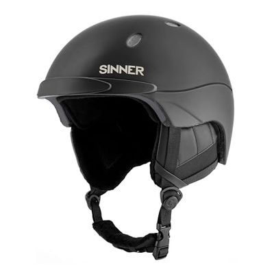 Sinner Titan-Matte Black-XL (63-64) helm, volwassenen, uniseks, meerkleurig (meerkleurig)