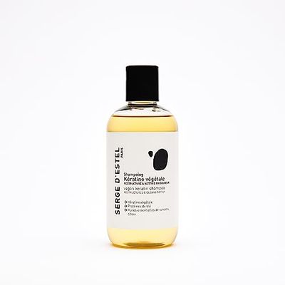 SERGE D'ESTEL PARIS Shampoo Keratin Sulfate Free 250ml Protects Hair Fiber Extends Smoothing Effects Specific For Brazilian Smoothing