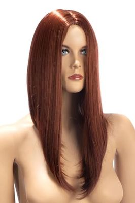World Wigs Perruque Nina Carre Long Auburn 200 g
