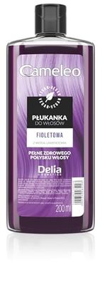 Cameleo - Tonico per Capelli - VIOLA - Tonalità Glamour SENZA dominante gialla - Colore Semipermanente per capelli - per capelli biondi, biondo platino e grigi - colore e cura dei capelli - 200ml
