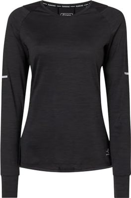 ENERGETICS Evii Långärmad tröja Melange/Black/Black S