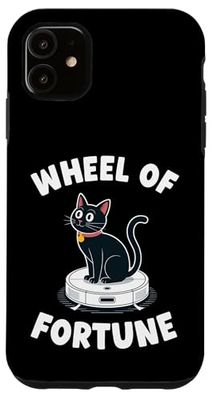 Wheel Of Fortune Cat Joke Robot Vacuum Cleaner Cat Case for iPhone 11