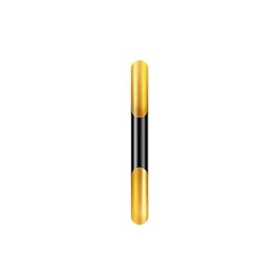 Glowster Applique da parete unidirezionale in alluminio nero E27 senza sorgente luminosa - ideale per illuminazione d'ambiente e decorazione moderna