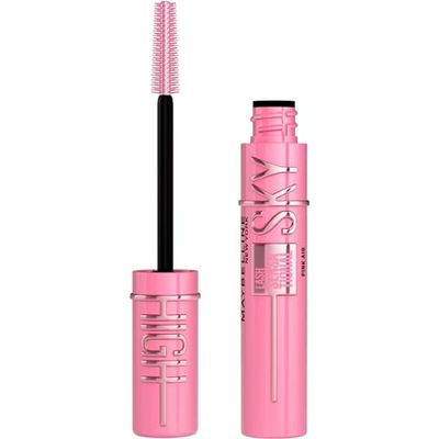 Maybelline New York Pink Mascara for Extremely Long Eyelashes, Lash Sensational Sky High Mascara, Pink Air, 7.2 ml