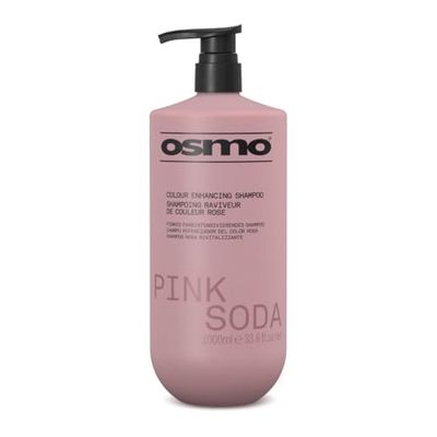 Osmo Pink Soda Colour Enhancing Shampoo | Buildable Pigment and Colour Refresh | Vegan. 1000ml.