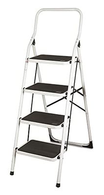 Escalera plegable de metal con peldaños antideslizantes, capacidad de carga: 150 kg