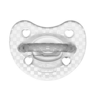 Chicco PhysioForma Fopspeenband Luxe, fopspeen van siliconen, 16-36 maanden, zacht en zacht rubber, ondersteunt de fysiologische ademhaling en bevordert de juiste ontwikkeling van de mond, 2 stuks,