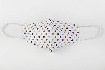Adult Hygienic Reusable Mask UNE 0065 Grey with White Stars