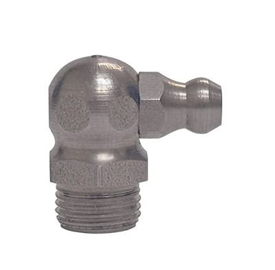 Engrasadores hidráulicos 90º, DIN 71412, tipo H3 - para lubricación eficiente en maquinaria y mantenimiento industrial.