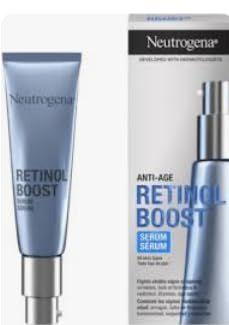 Neutrogena | Siero anti-invecchiamento Retinol Boost (flacone pompa da 30 ml) – Trattamento viso per combattere i segni visibili dell'età – Siero al retinolo per tutti i tipi di pelle