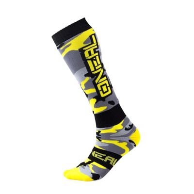 O'Neal Women's Hunter Socks, Grey/Black/Yellow, One Size