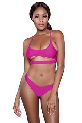 Be Wicked Swimwear Gianna Bikini - Pink, 1975-XS-HOTP, 550 g