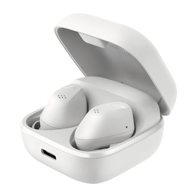 Sennheiser ACCENTUM True Wireless Auricolari - Suono cristallino con ANC ibrido, design ergonomico, durata della batteria di 28 ore, interfaccia tattile e doppio microfono - Bianco