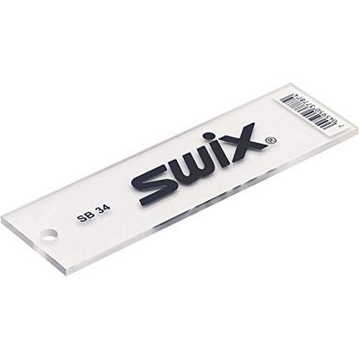Swix, Raschietto per Cera, per Snowboard e Sci Largo, Spessore 4 mm