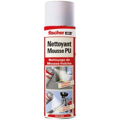 fischer Pup R 500 ml limpiadora Poliuretano y Pistola de Espuma, Talla única
