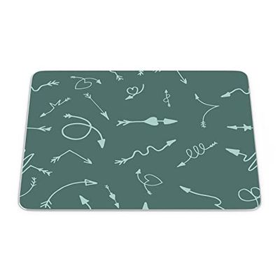 Questo Casa, Tappetino per mouse con stampa digitale, antiscivolo, per ufficio, dimensioni: 22 x 18 cm