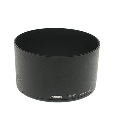 Caruba HB-57 Negro - Parasol (Alrededor, Nikkor AF-S DX 55-300mm f/4.5-5.6G ED VR, Negro)