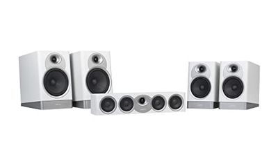 Jamo S7-17HCS Home Cinema System (S17B x2 + S15B x2 + S43C x1) GC thuisbioscoopsysteem met 2 plankluidsprekers S7-15B en 2 S7-17B en een centraal kanaal S43C grijs