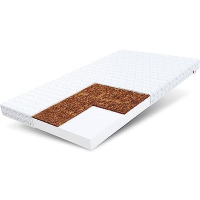 FDM BABY COCO MAX Matras 80x200 cm Dubbelzijdig Schuim Matras voor Kinderen Hardheidsgraad H2 H3 Kokosnoot 10 cm Hoog 7 Comfortzones met Hypoallergene Wasbare Premium Tijk Oeko-Tex Standard 100