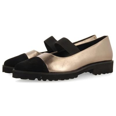 GIOSEPPO TOKAJ, Mary Jane damesschoenen, plat, lood, 36 EU, Lood, 36 EU