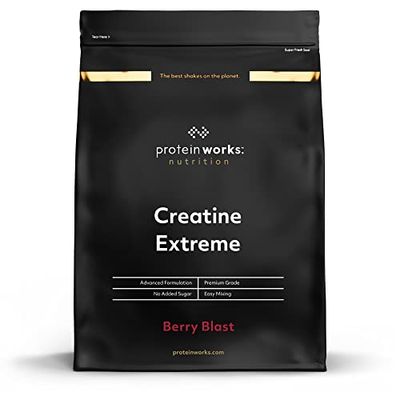 Protein Works - Creatine Extreme Powder | Creatine Formula | Premium Grade Supplement For Lean Muscle Growth | With Beta Analine | Berry Blitz | 400g