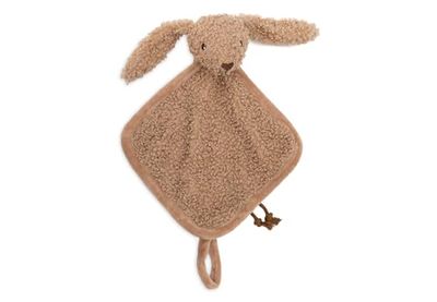 Jollein gosefilt för bebisar – Kanin Riverside – napp – 100% polyester – gosedjur, 26 x 23 x 8 cm – hare