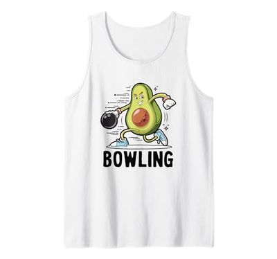 Avocado giocare a bowling cibo vegetariano sano Canotta
