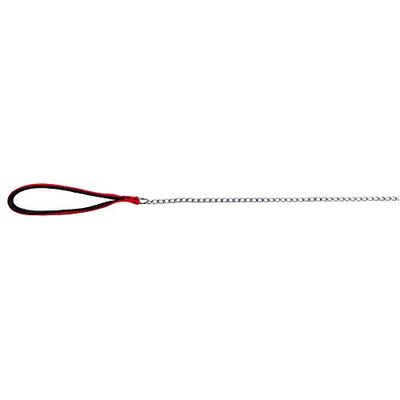 TRIXIE GUINZAGLIO Catena C/Maniglia Nylon, 1.00m/40mm, Nero