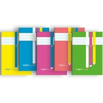 Eriggan Cuaderno Din A4 80 Hojas (5 Unidades)