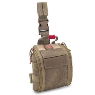 Elite Bags, Fast'S Botiquín Individual Pernera Molle, Poliamida Marrón Coyote