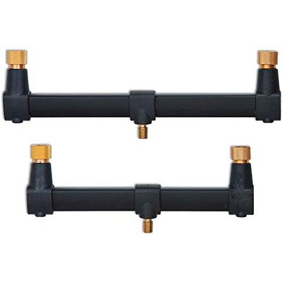 Zebco x Buzzer - Juego de 2 cañas de Pescar (20 cm), Color Negro