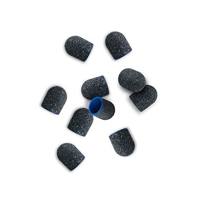 Aba Group Embout Ponceuse Ongles - Bandes de Ponceuse pour Ongles Professionnel 13 mm – Tambour Bandes de Ponceuse Ongle - Accessoire de Manucure - 10 Pièces de Grain 120