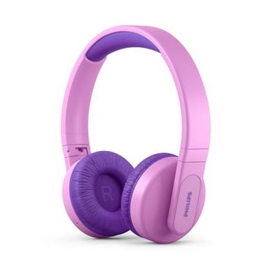 PHILIPS TAK4206PK/00 - Draadloze on-ear koptelefoon voor kinderen - Verlichte cups - Ouderlijk toezicht