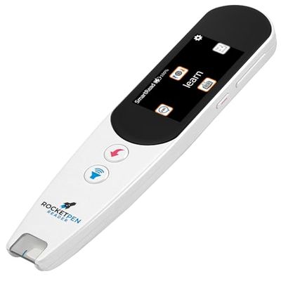 SmartPens 4U RocketPen Reader - Printed/digital text to speech, touchscreen control, earphone support