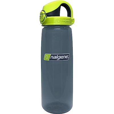 Nalgene Sustain Tritan Botella de Agua sin BPA sobre la Mosca Hecha con Material derivado del 50% de residuos plásticos, 24 onzas, carbón Vegetal con Cal