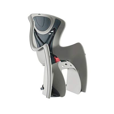 OKBABY Baby Shield - assento traseiro de bicicleta infantil (capacidade máxima: 22 kg) - prateado