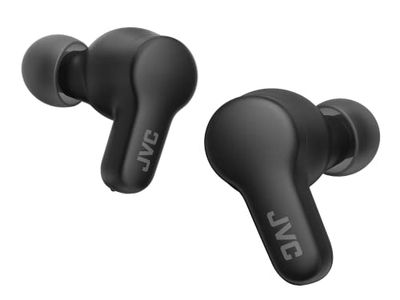 JVC HA-Z77T-B Gumy True bezprzewodowe słuchawki douszne z miękkim elastomerem, 3 tryby dźwięku, Bluetooth 5.3, czas pracy akumulatora 24 h, ochrona przed wodą bryzgową iPX4, kolor oliwkowy czarny
