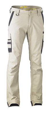 Bisley Workwear UKBPC6331_BSTN - Pantaloni cargo elasticizzati, taglia 36R