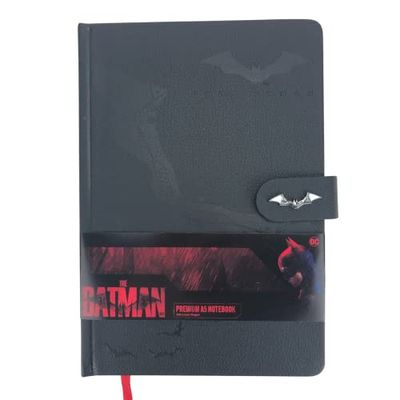 Pyramid International De Batman A5 lederen notitieboek met Batsymbol Design - Officiële Merchandise (SR73653)