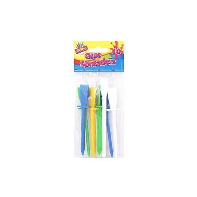 THE ART BOXARTBOX 5-Inch Coloured Glue Spreader (Pack of 10), 1072