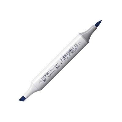 COPIC Sketch Marker Typ B - 04, Tahitian Blue, profesjonalny marker pędzelkowy, na bazie alkoholu, z jedną końcówką Super Brush i jedną końcówką Medium Broad.