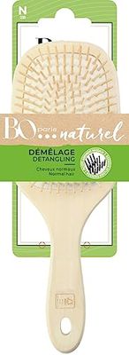 Bo...Paris - Collection: natural - FSC wood blow-dry brush - Brush with 100% wooden bristles - For all hair types - Pack of 1
