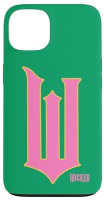 Custodia per iPhone 13 Wicked Movie W Logo Pink Goes Good With Green